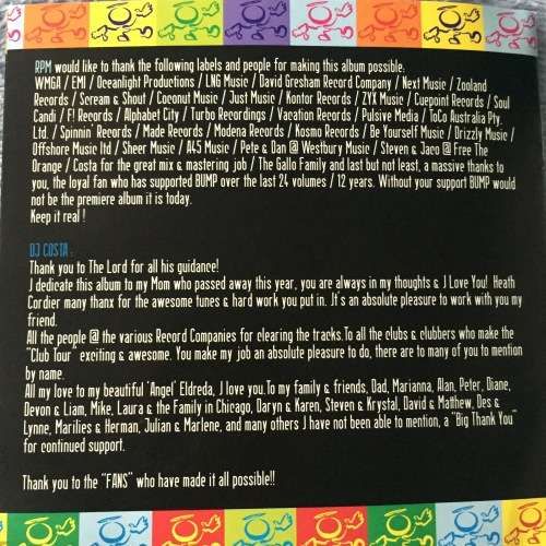 CD - BUMP XXV (VERY GOOD CONDITION)