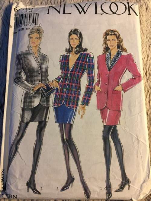 PATTERN NEW LOOK 6930 (UNUSED) - JACKET, SKIRT (SIZE 8-18)