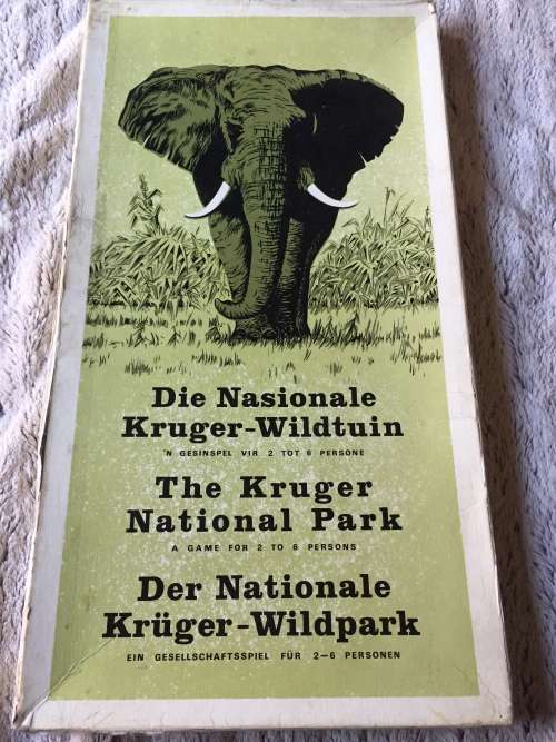 RARE VINTAGE BOARD GAME (1967) : THE KRUGER NATIONAL PARK  (SEE DESCRIPTION)
