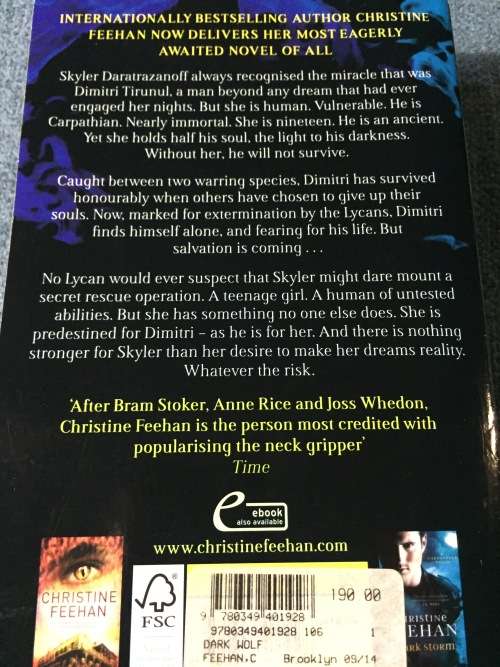 BOOK (PAPERBACK) - DARK WOLF: CHRISTINE FEEHAN