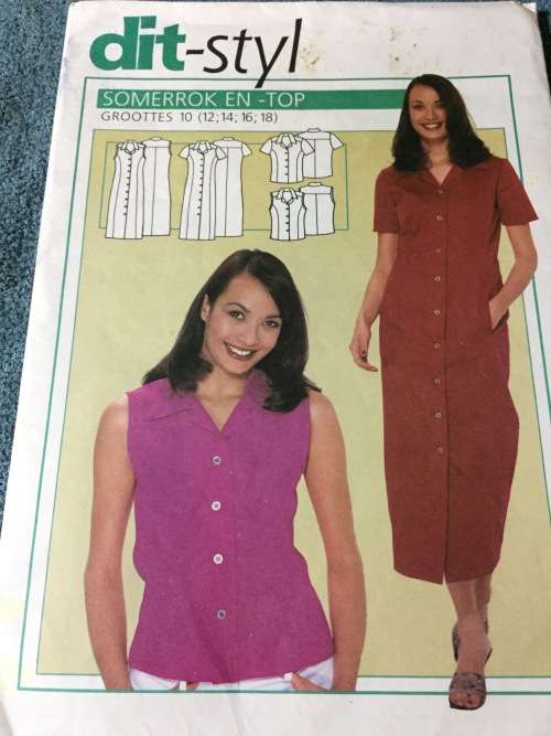 PATTERN DIT-STYL (UNUSED) - SOMERROK EN SOMER BLOES (SIZE 10-18)