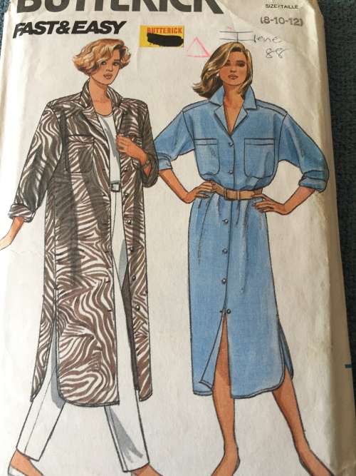 PATTERN BUTTERICK 5583 - DRESS,PANTS (SIZE 8-10-12)