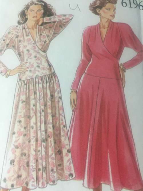PATTERN NEW LOOK 6196 (UNUSED) - DRESS (SIZE 8-18)