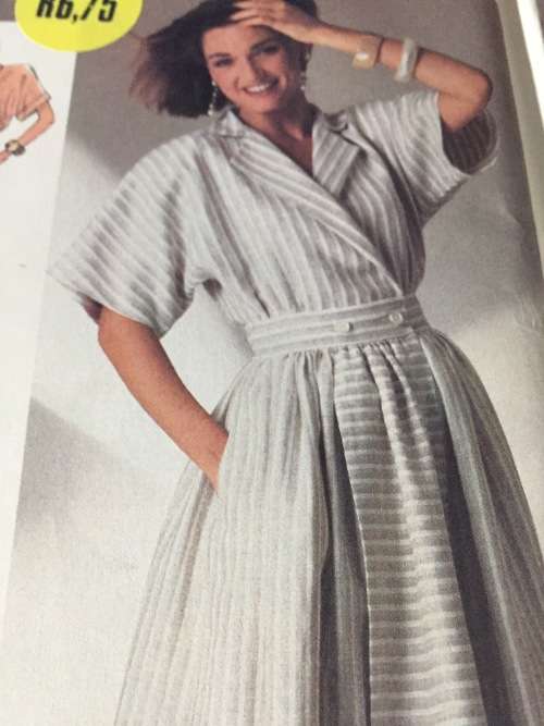 PATTERN SIMPLICITY 7275 (UNUSED) - MOCK WRAP DRESS (SIZE 14-16-18)
