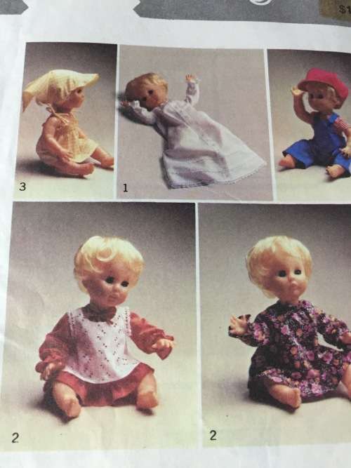 PATTERN STYLE 2536 - DOLL PATTERN 41CM
