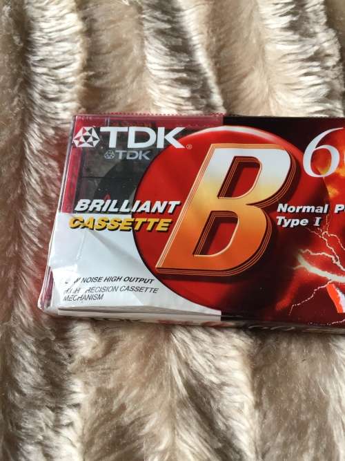 CASSETTE TAPE TDK B60 BLANK UNUSED TAPE