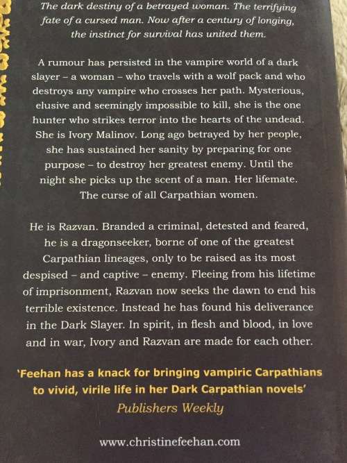 BOOKS: SOFTCOVER X2: CHRISTINE FEEHAN - DARK SLAYER//TURBULENT SEA