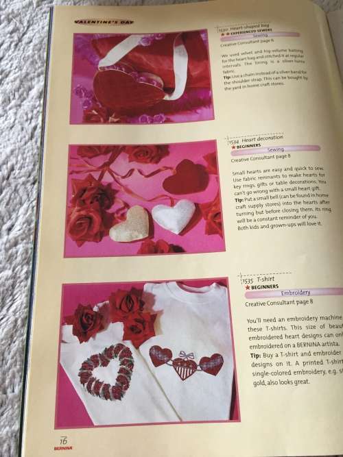 PATTERN BERNINA INSPIRATION (UNUSED) - IDEAS NEW YER`S EVE, CHRISTMAS, EVENING WEAR
