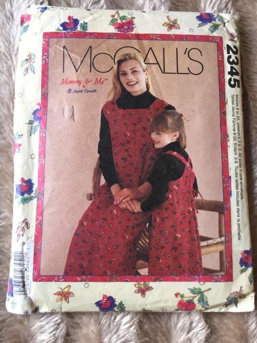 PATTERN MCCALL`S 2345 (UNUSED)(MOMMY and ME) - MISSES` and CHILDREN`S JUMPER (8-22, 3-8)
