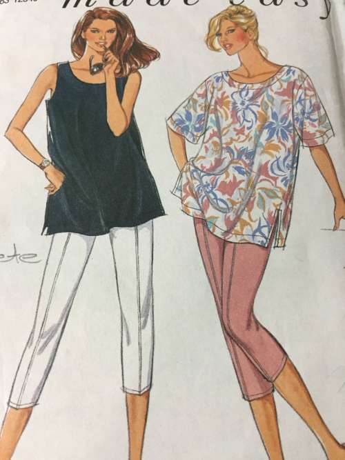PATTERN STYLE 2132 (COMPLETE) - TOPS and PANTS (SIZE 8-18)