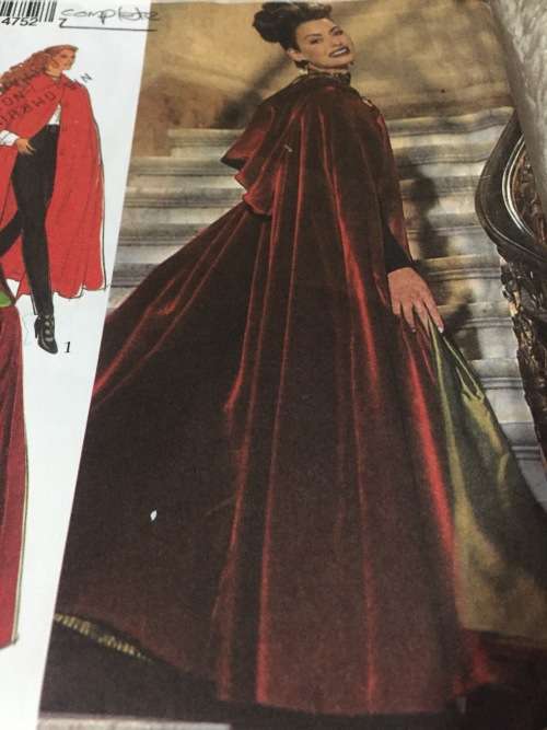 PATTERN STYLE 2377 (COMPLETE) - MOST BEAUTIFUL CAPE (SIZE S-XL)