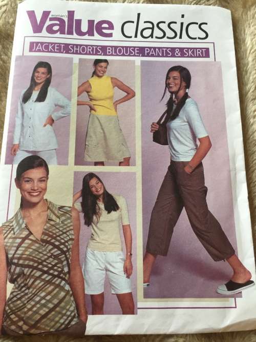PATTERN VALUE CLASSICS - JACKET,SHORTS,BLOUSE,PANTS,SKIRT (BUST 86-92-100CM)