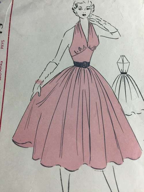 PATTERN FASHION 2292 (VERY VINTAGE, TIDY PATTERNS) - A REAL MARILYN MONROE DRESS (SIZE 32)