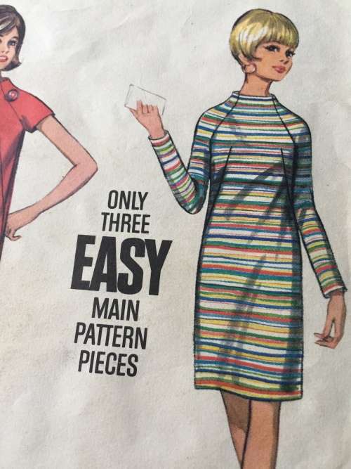 PATTERN BUTTERICK 4430 (VERY VINTAGE, TIDY PATTERNS) - DRESS (SIZE 14)