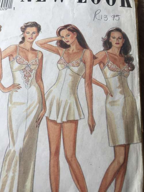 PATTERN NEW LOOK 6029 - LINGERIE (SIZE 6-16)