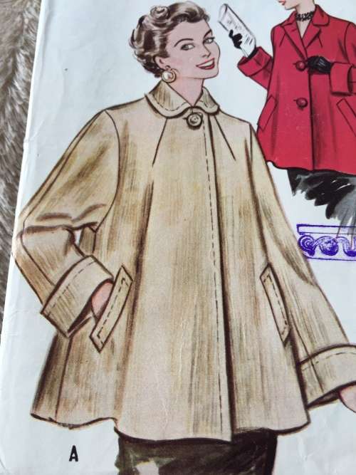 PATTERN MCCALL`S 9584*1953 (VINTAGE, NEAT & TIDY PATTERN) - TOPPER (SIZE 14)