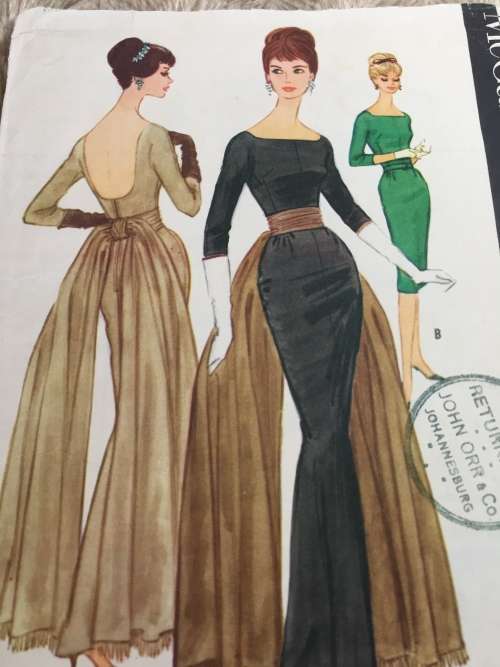 PATTERN MCCALL`S 5588*1960 (VERY VINTAGE, NEAT & TIDY PATTERN) - MOST BEAUTIFUL DRESS (SIZE 14)