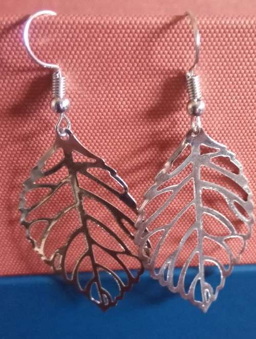 Silver Leaf earrings