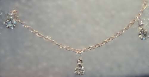 Elegant Rose Gold plated 3 diamante bracelet