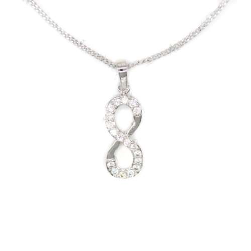 Sterling Silver infinity necklace