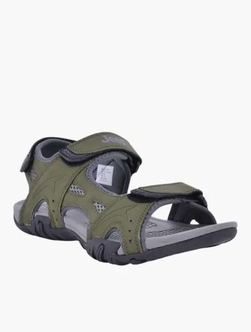 JEEP PEAKY ADVENTURE OLIVE SANDALS