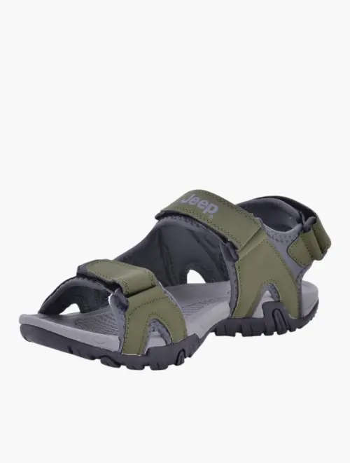 JEEP PEAKY ADVENTURE OLIVE SANDALS