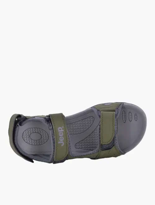 JEEP PEAKY ADVENTURE OLIVE SANDALS