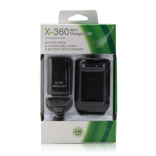 4IN1 REPLACEMENT PLAY AND CHARGE KIT FOR XBOX 360
