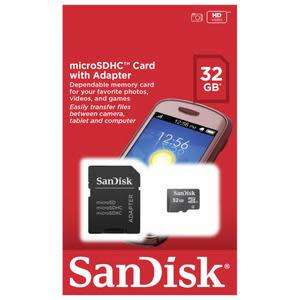 32Gb SANDISK MEMORY CARD