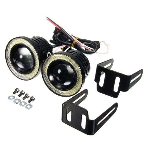 LED Fog Angel Eyes Car Lamp 89mm M609