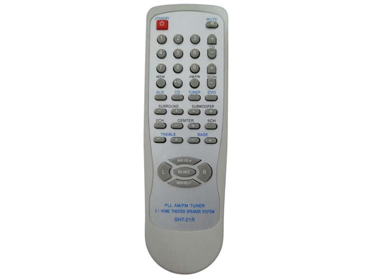 Sansui Home Theatre System Remote SHT-21R