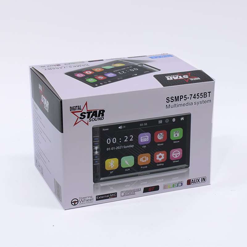 Starsound Double Din M/Player 7`TFT SSMP5-7455BT