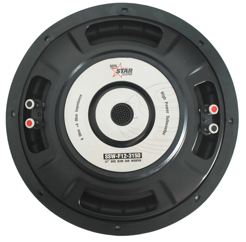 Starsound SSW-F12-3150 12-Inch Flat Series DVC Subwoofer