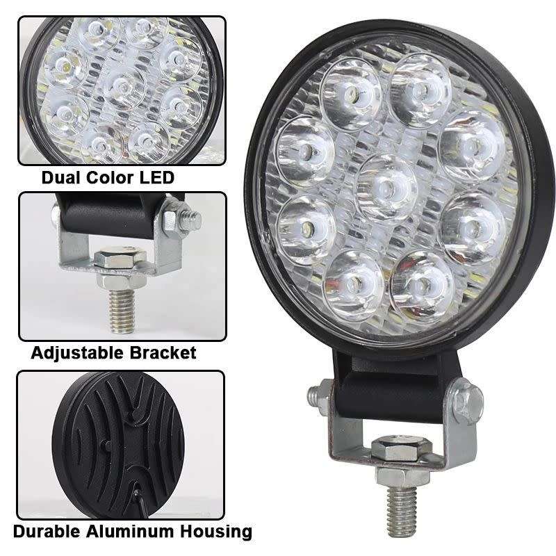 Road Work Light 12V 20MM SK-Y27W