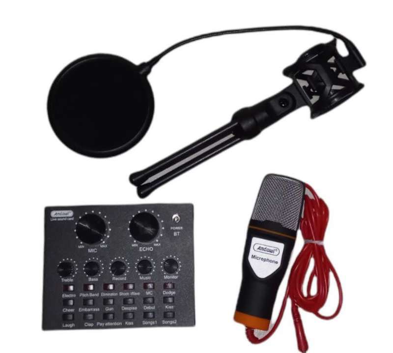 Andowl Microphone Sound Card Set Q-MIC580
