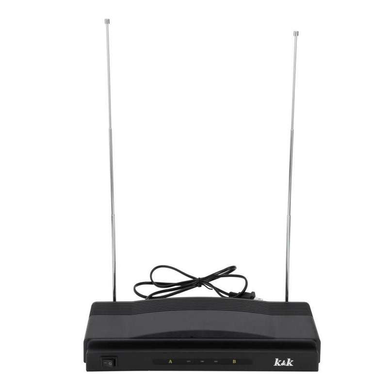 K&K Karaoke Dual Wireless Handheld Microphone System