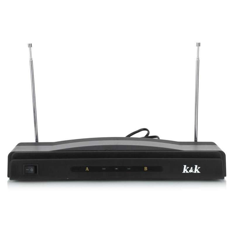 K&K Karaoke Dual Wireless Handheld Microphone System