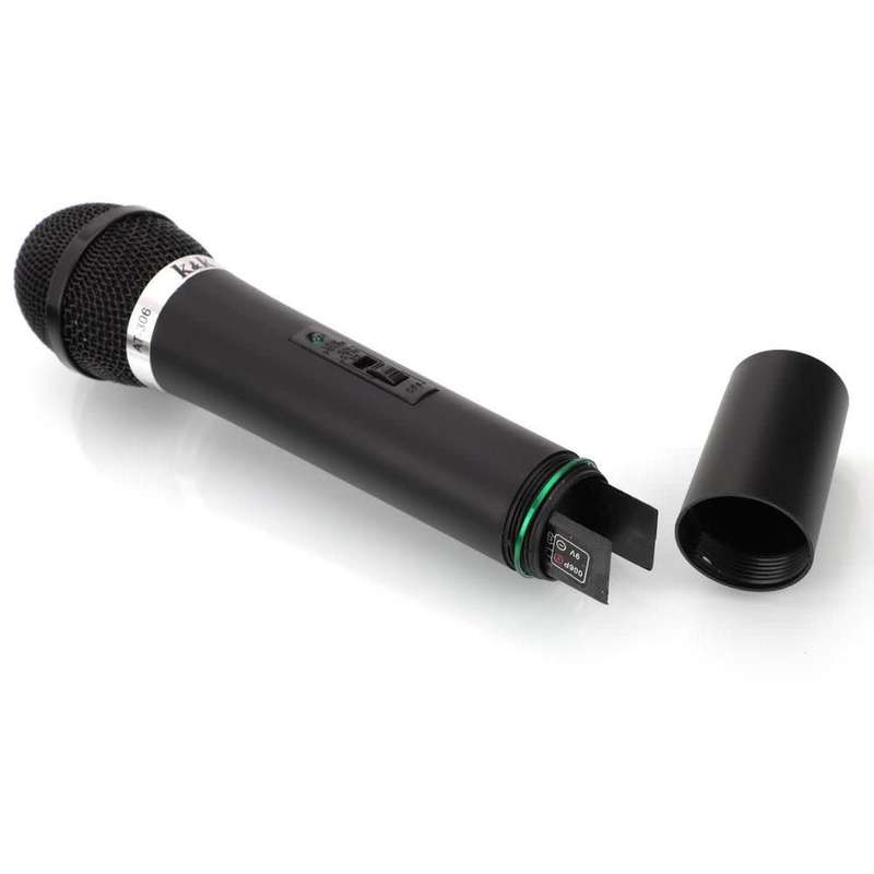 K&K Karaoke Dual Wireless Handheld Microphone System