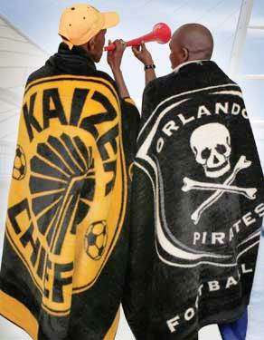 Orlando Pirates and Kaizer Chiefs Blanket