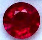 Rubies!   Madagascan Crimson Red.  Round Brilliant cut.   5 available.