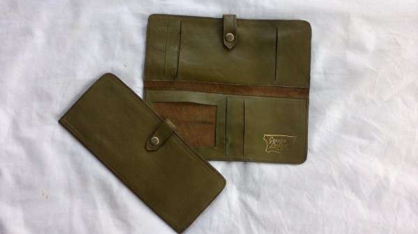 Leather wallet.