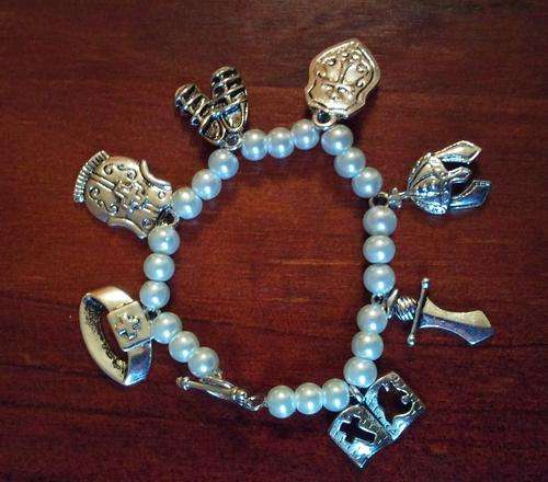 Bracelet - Gods' Armor with pearls