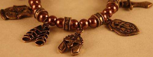 Bracelet - Gods' Armor with pearls