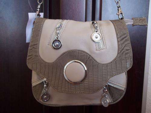 **Gorgeous ladies designer style hand bag Coffee//Grey. Trendy and fashionable. A great Buy!