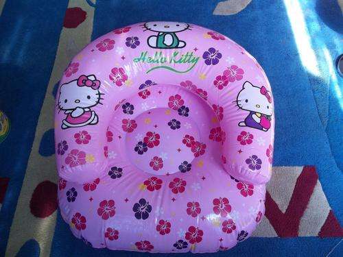 Beautiful HELLO KITTY blow up chair. A must have for the Hello Kitty Fan!!