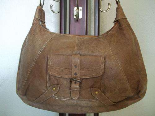 **NEW ARRIVAL** 100%  Genuine leather  Hand Bag in STONEWASH TAN. Great modern style, made to last!