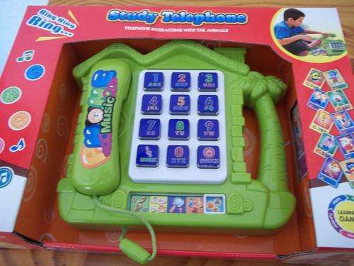 STUDY TELEPHONE.INTERACTIVE LEARNING DEVICE WITH 5 GAMES & ACTIVITIES. MAKES A GREAT GIFT!