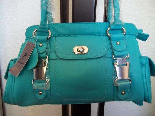 **Gorgeous ladies SOTTO hand bag in AQUA. Styled in Italy. GREAT QUALITY!