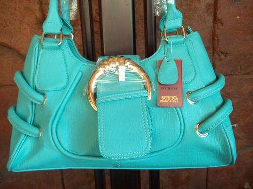 **NEW ARRIVAL**Gorgeous ladies SOTTO hand bag in AQUA. Styled in Italy. GREAT QUALITY!