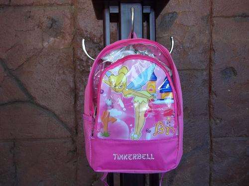 KIDS SCHOOL BAGS/ BACK PACKS- Tinkerbel with free juice bottle!